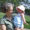 Maya and Bubbe in the Park